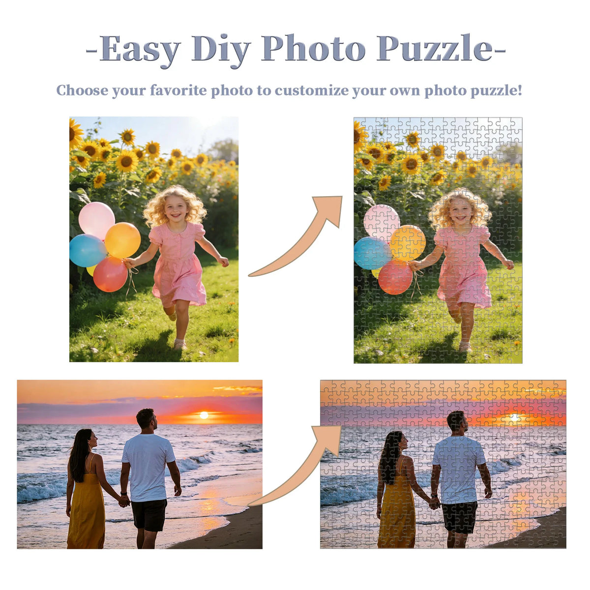 ✨ Custom Wooden Photo Puzzle