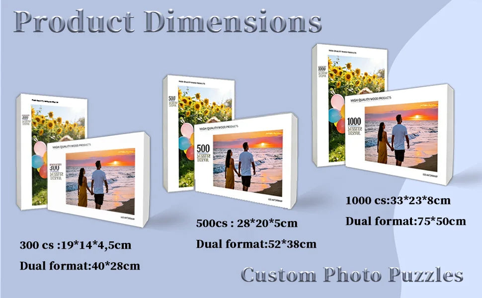 ✨ Custom Wooden Photo Puzzle