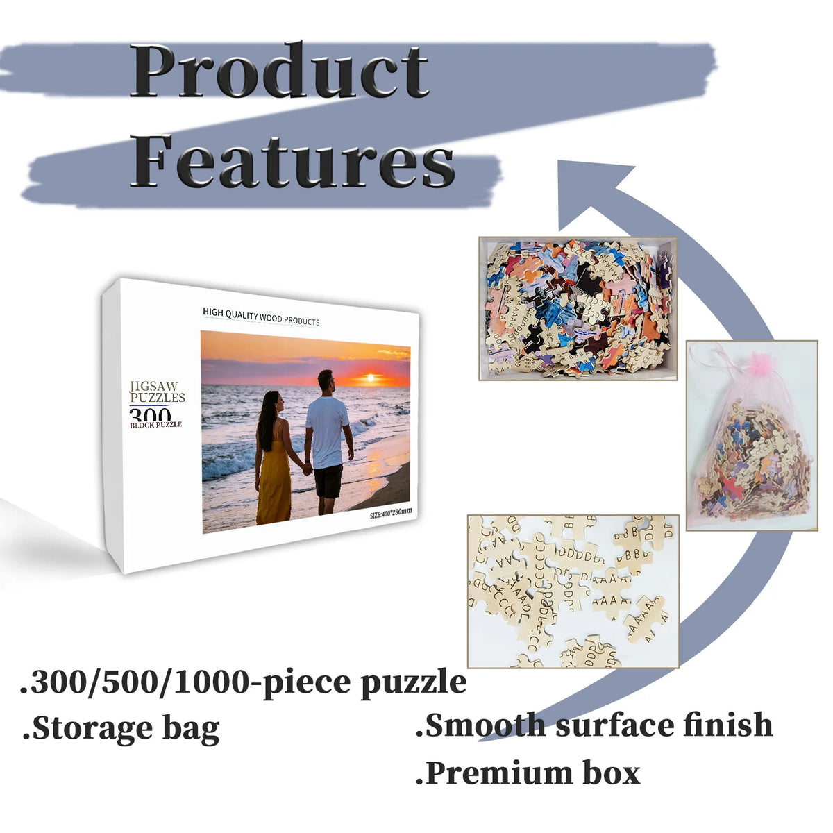 ✨ Custom Wooden Photo Puzzle