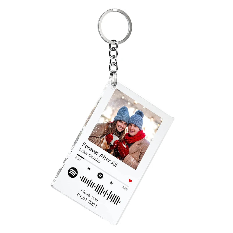 ✨ Custom Song Keychain